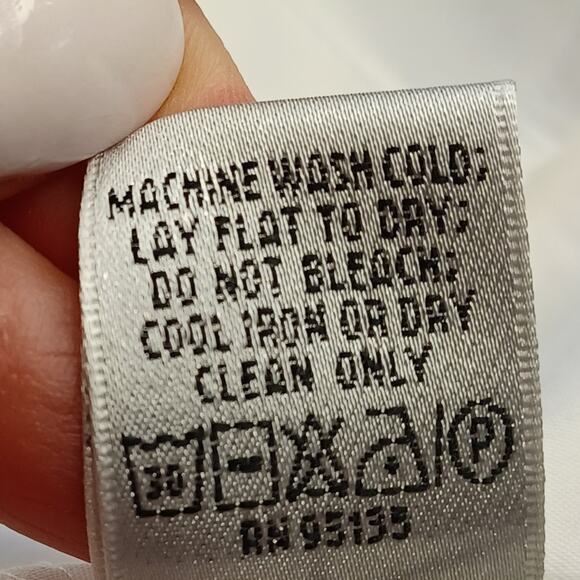 Lafayette 148 Pintuck Button Down Blouse Women's Sz 10 - Picture 7 of 11